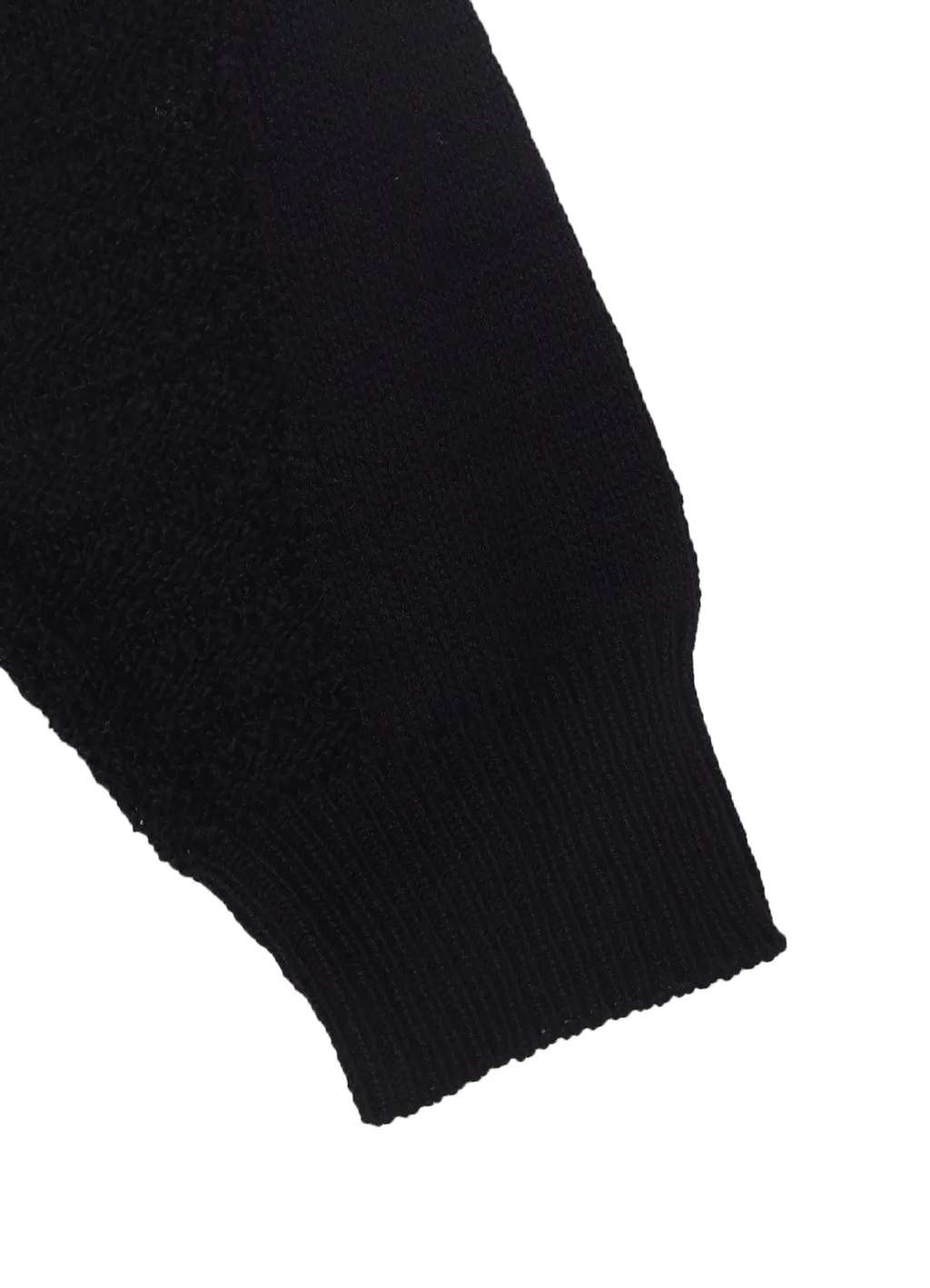 5G1P Combination Knit Paneled High Neck Po