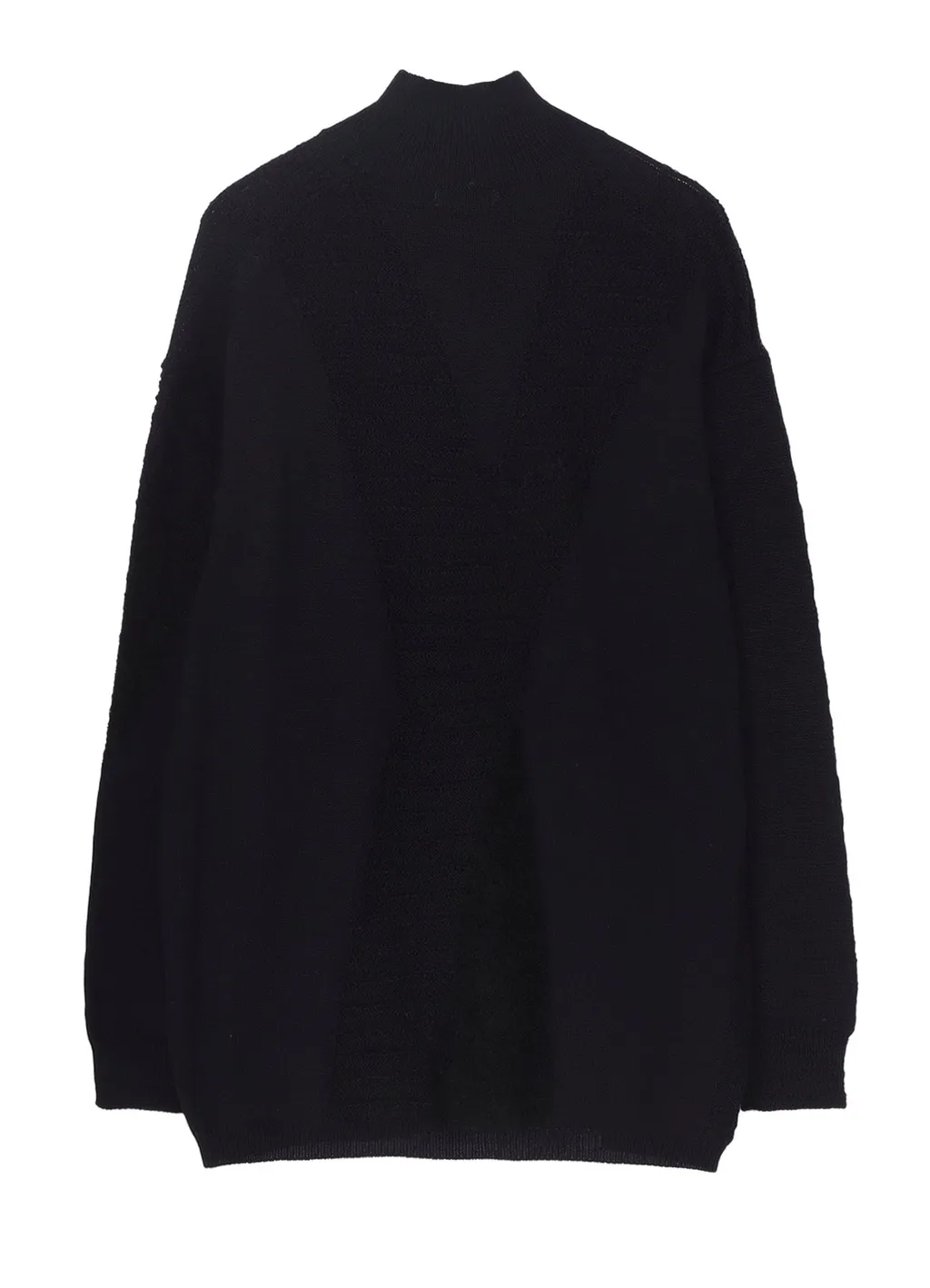 5G1P Combination Knit Paneled High Neck Po