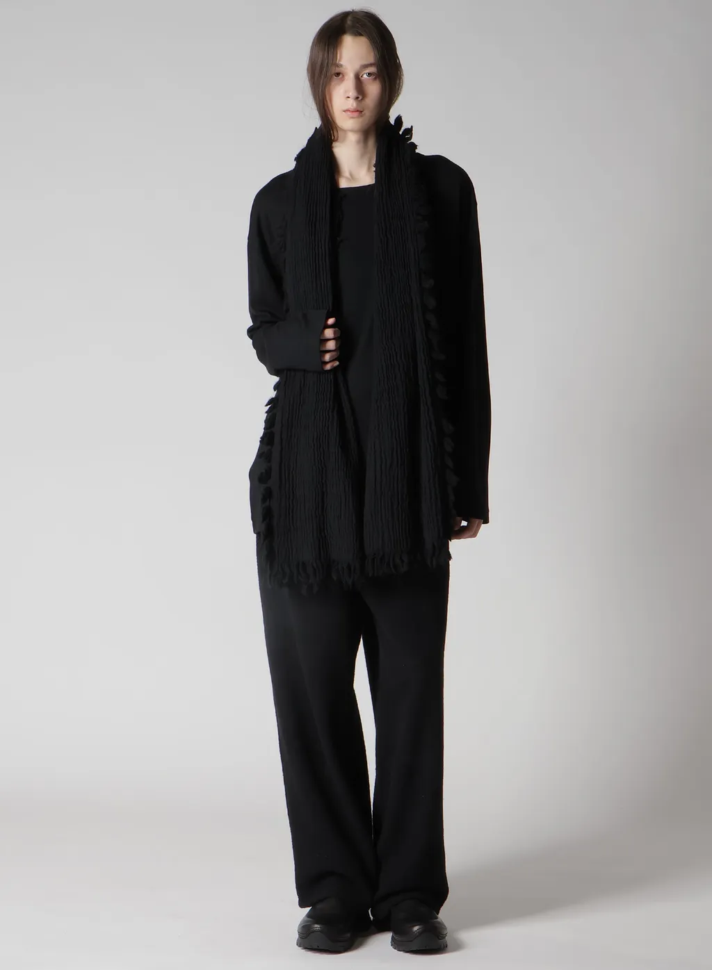 W Flat/W Slub Willow Scarf