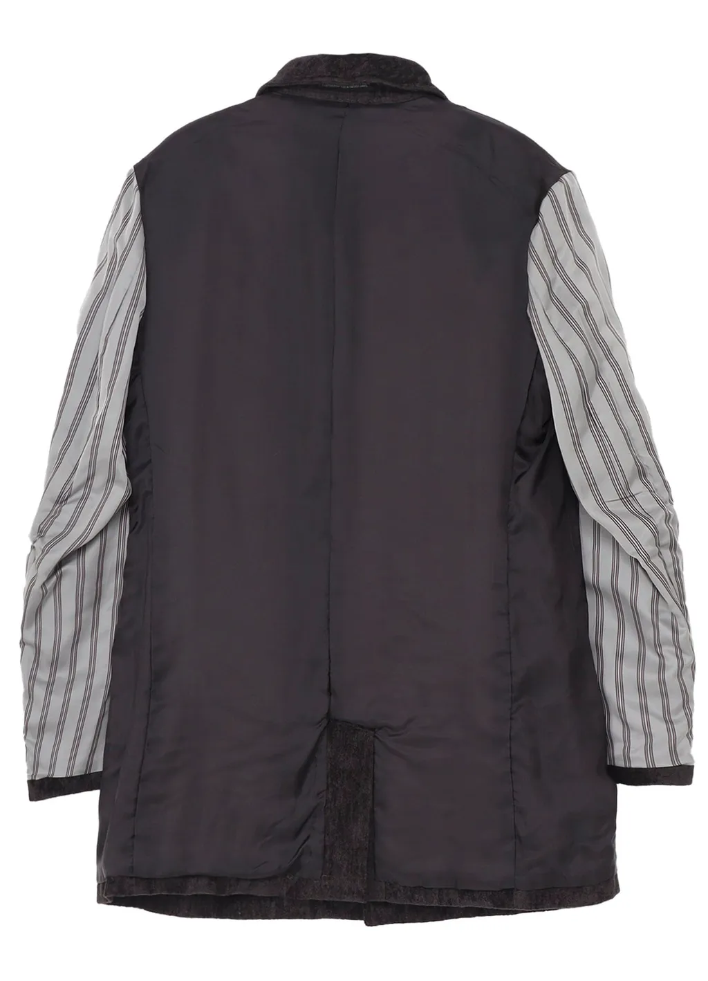 Linen Velvet Tab Detail Paded Jacket