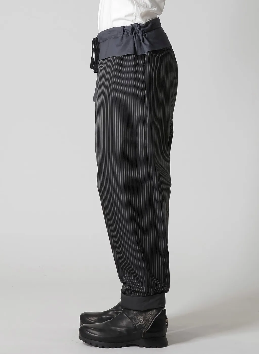 Color Adjustment Printed Padded Pants