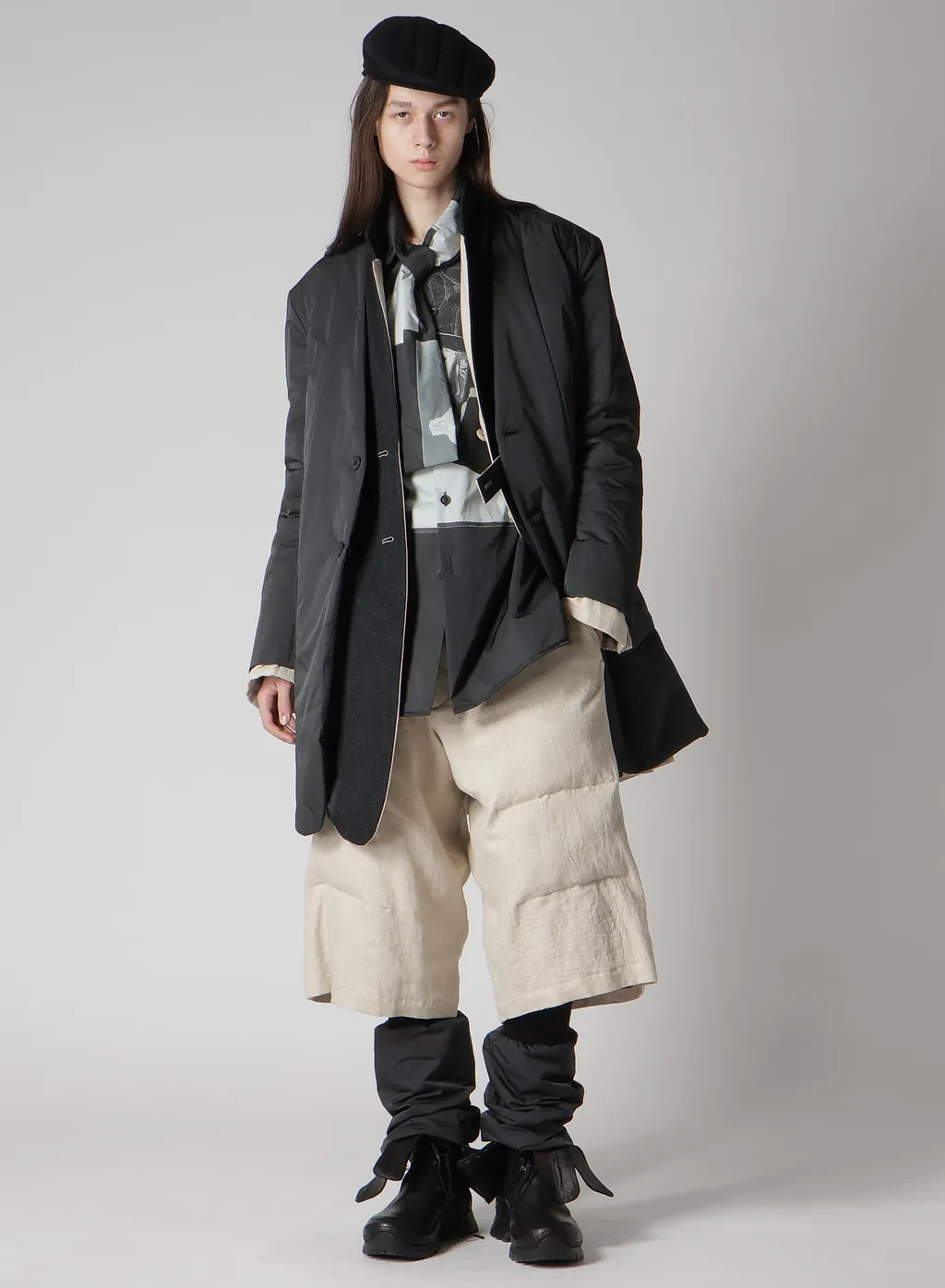Color Combination Jacket With Liner