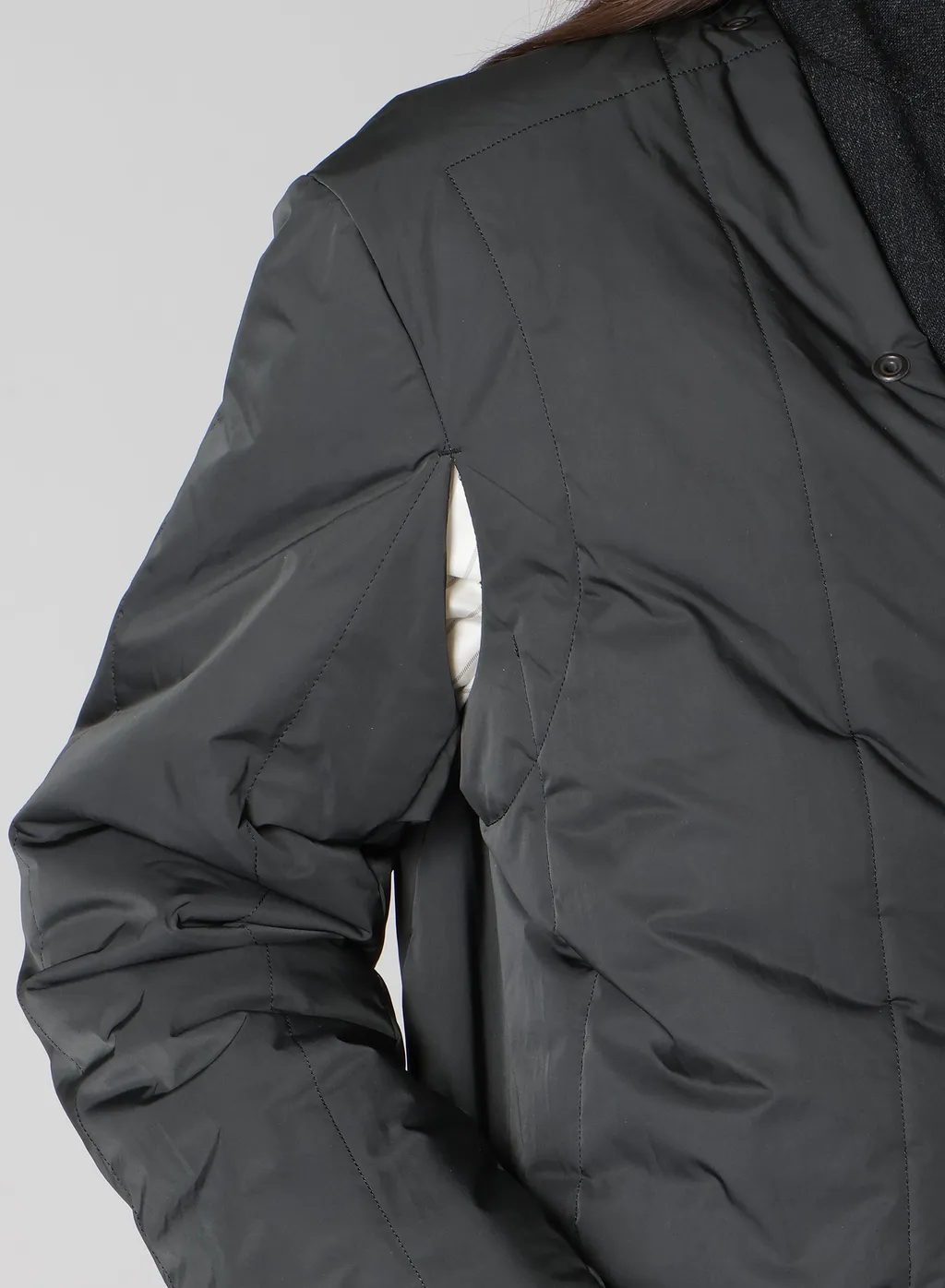 Color Combination Jacket With Liner