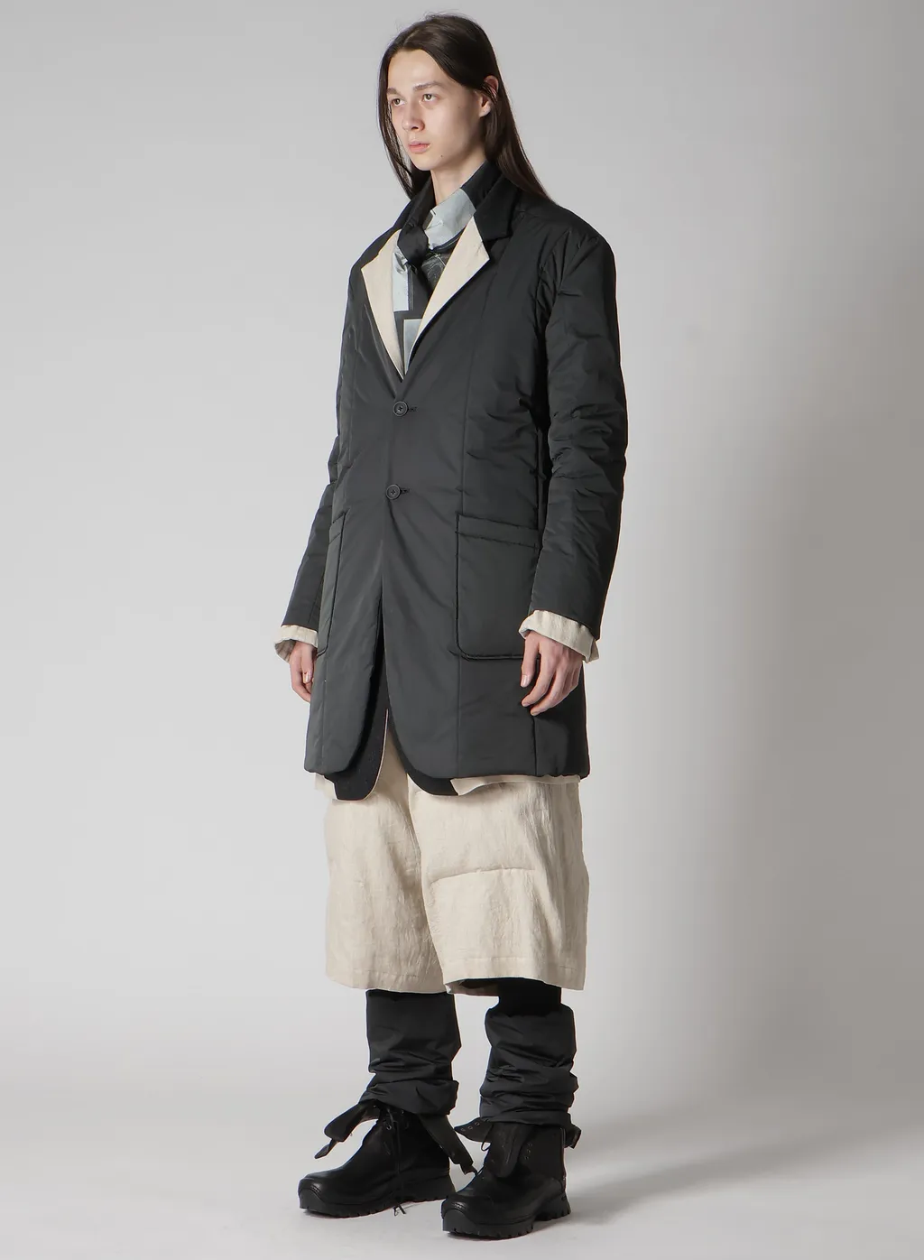 Color Combination Jacket With Liner
