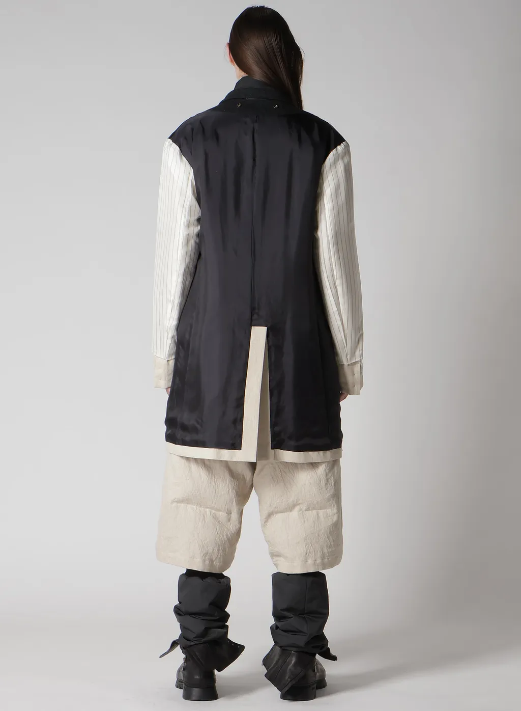 Color Combination Jacket With Liner