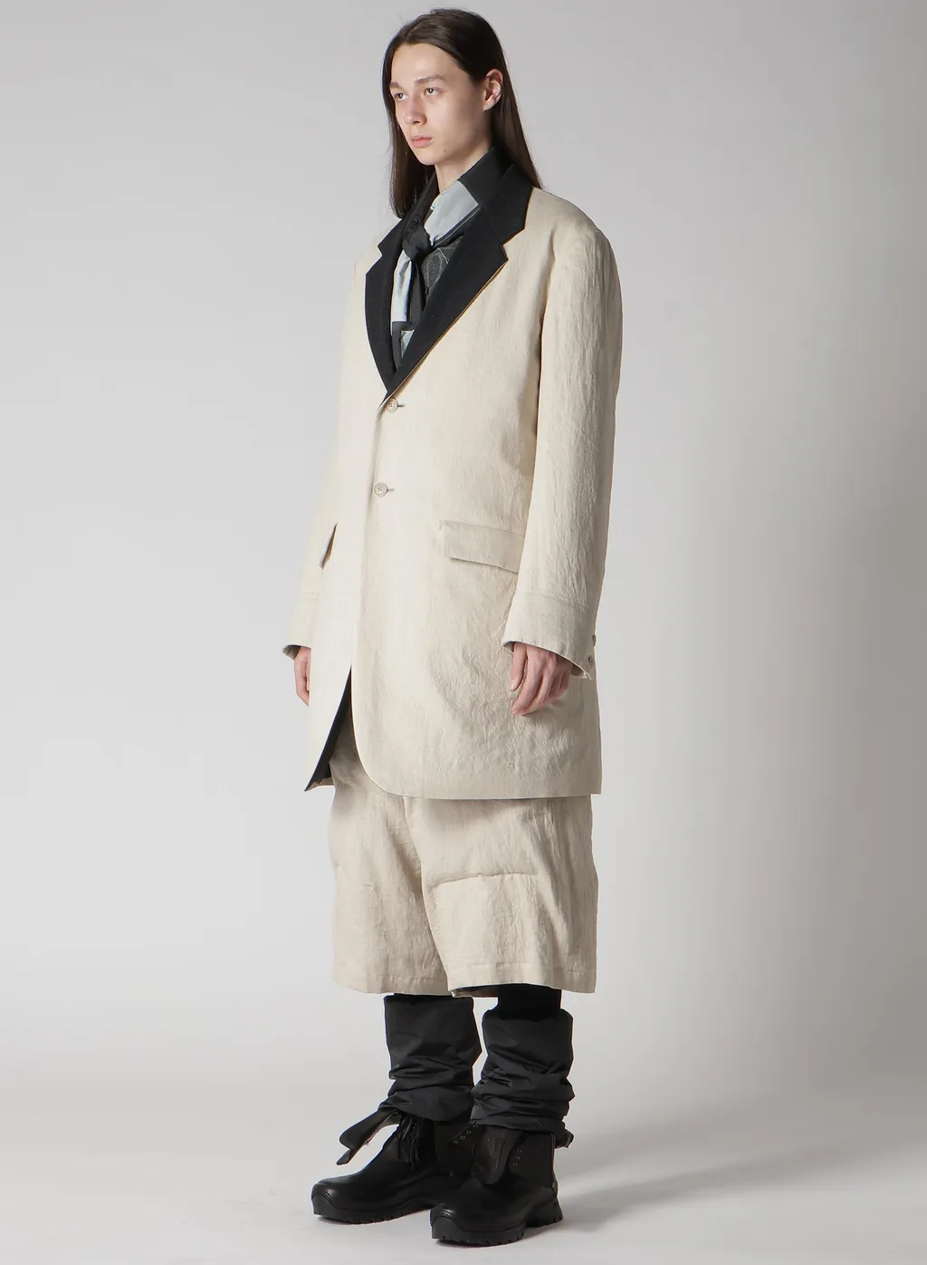 Color Combination Jacket With Liner