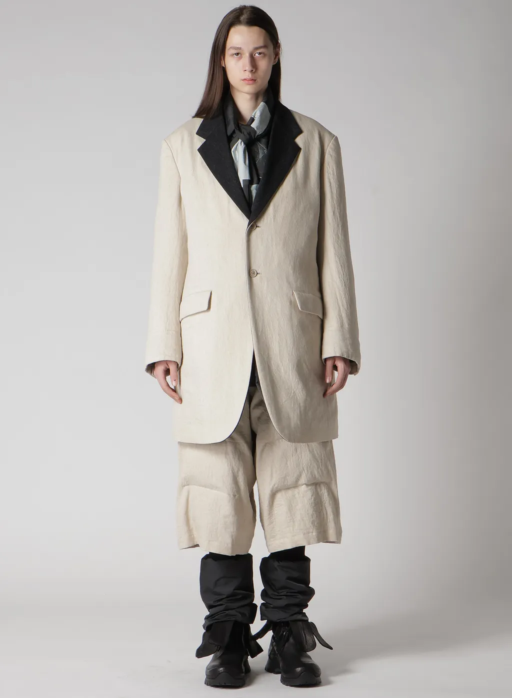 Color Combination Jacket With Liner