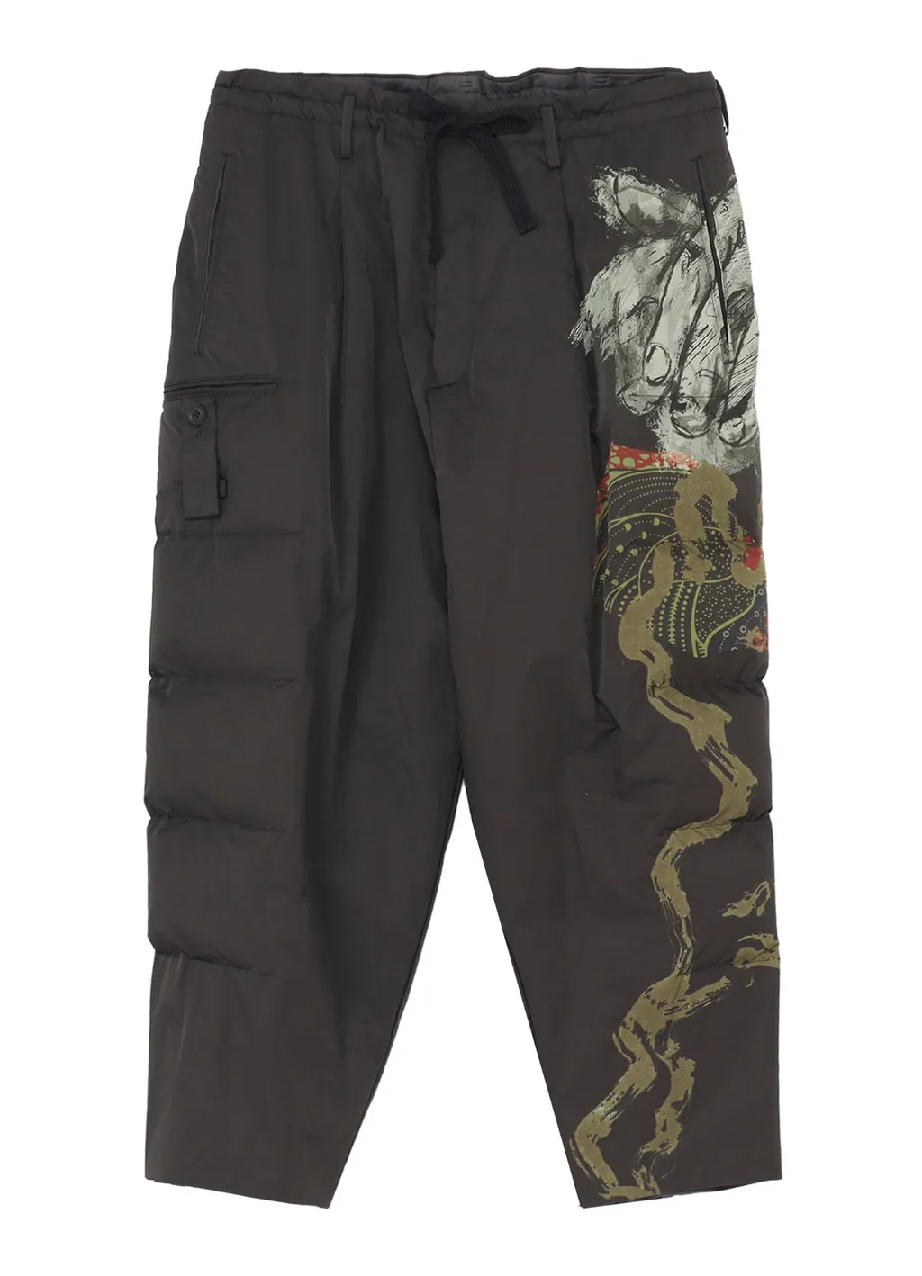 Knee Tab Padded Printed Pants