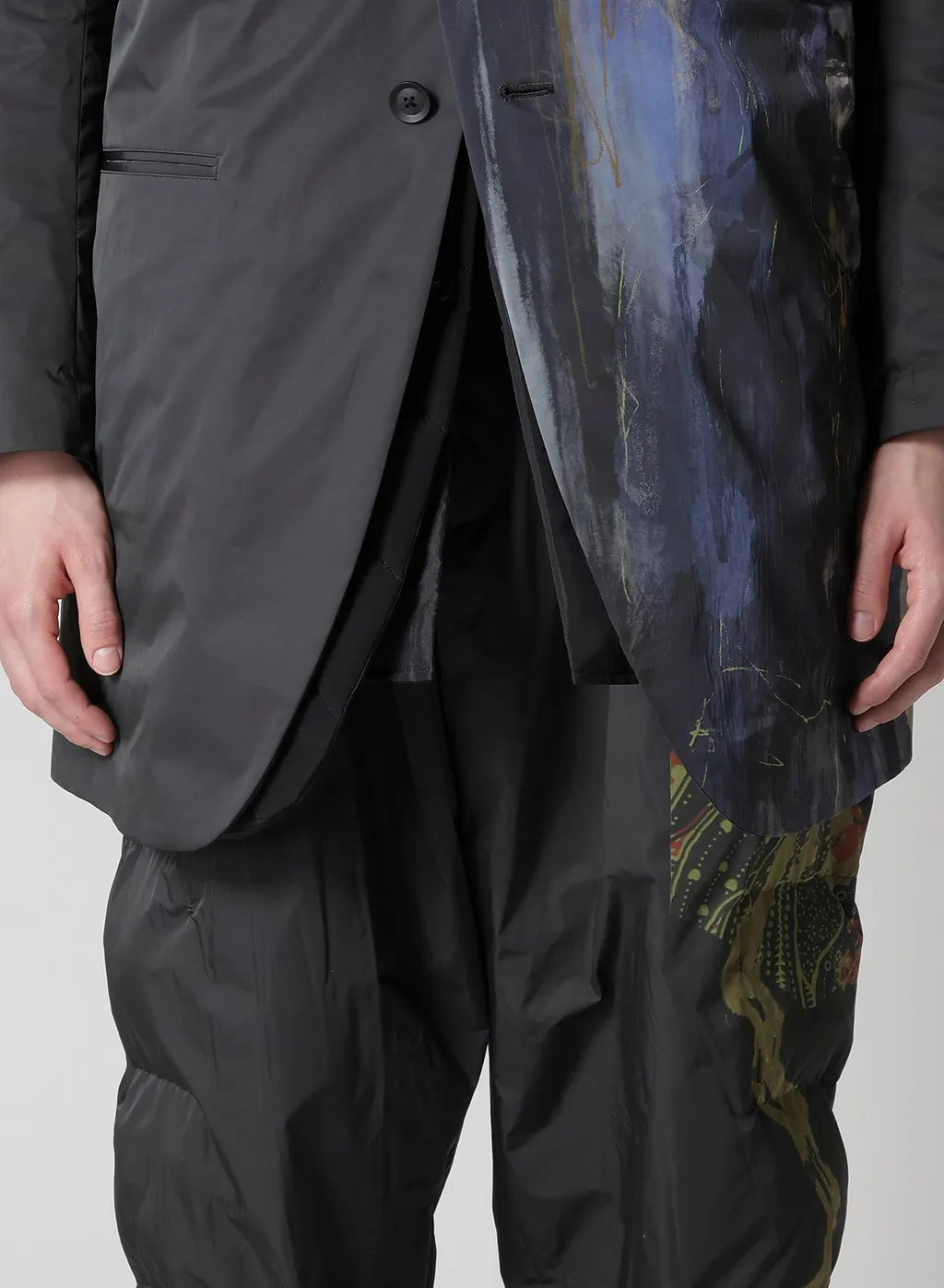 Moyamoya Hazy Printed Jacket With Liner