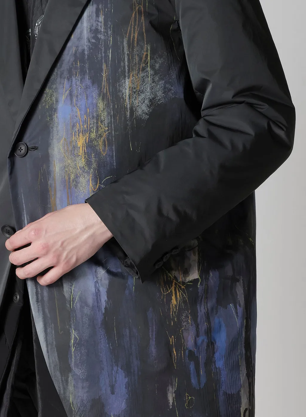 Moyamoya Hazy Printed Jacket With Liner