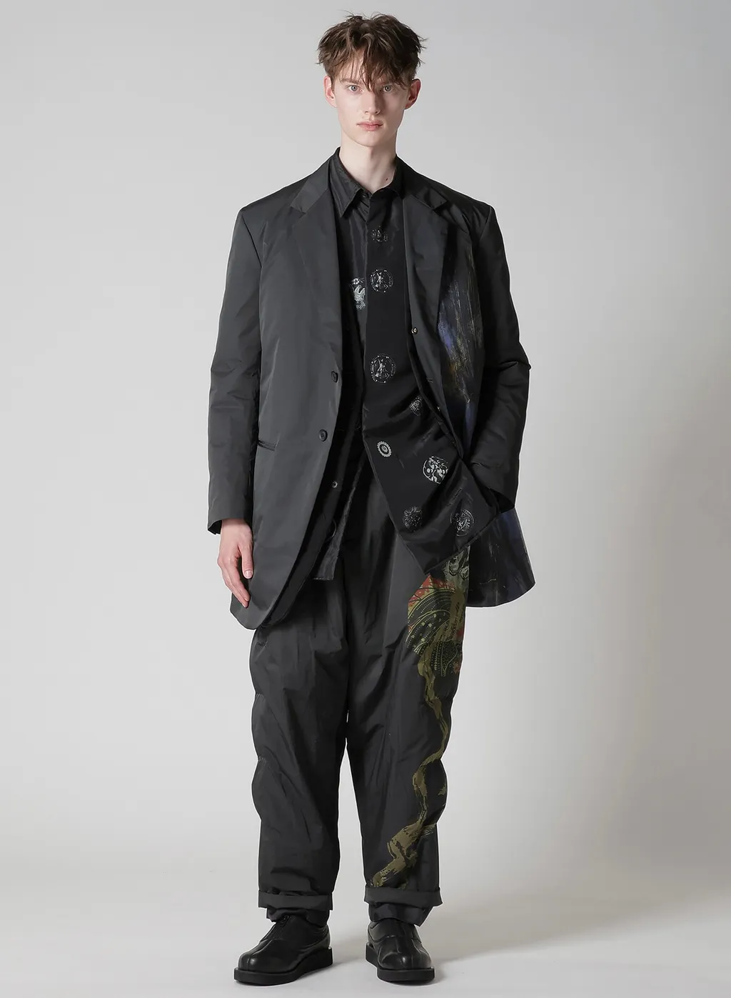 Moyamoya Hazy Printed Jacket With Liner