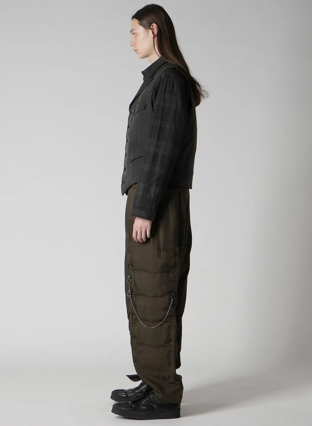 Cotton Linen Double Vest With Liner