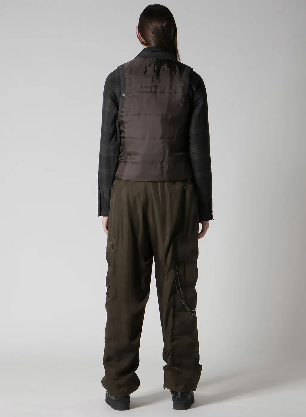 Cotton Linen Double Vest With Liner