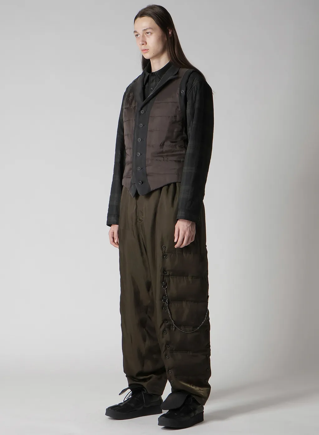 Cotton Linen Double Vest With Liner
