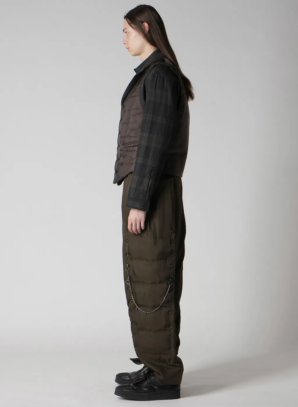 Cotton Linen Double Vest With Liner