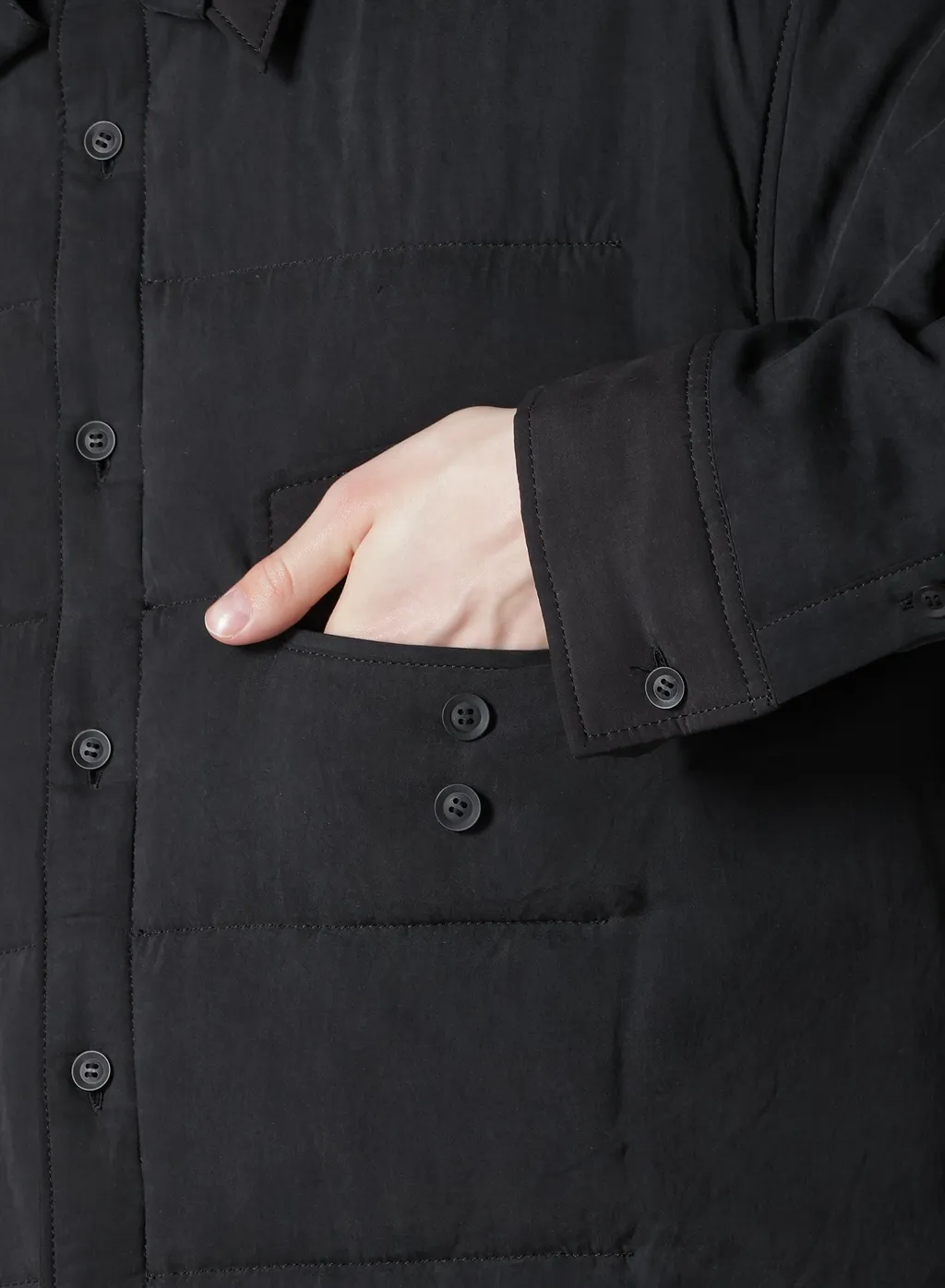 Cellulose Ozon 2Front Tab Detail Padded Blouse