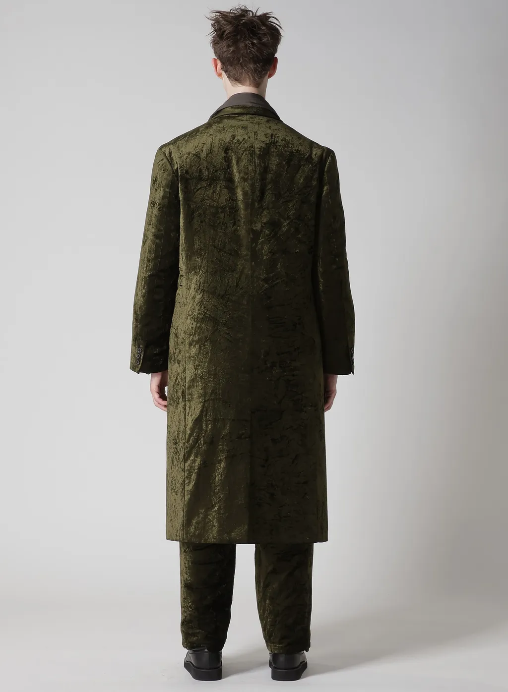 Bell Khaki 4 Buttons Long Jacket With Liner