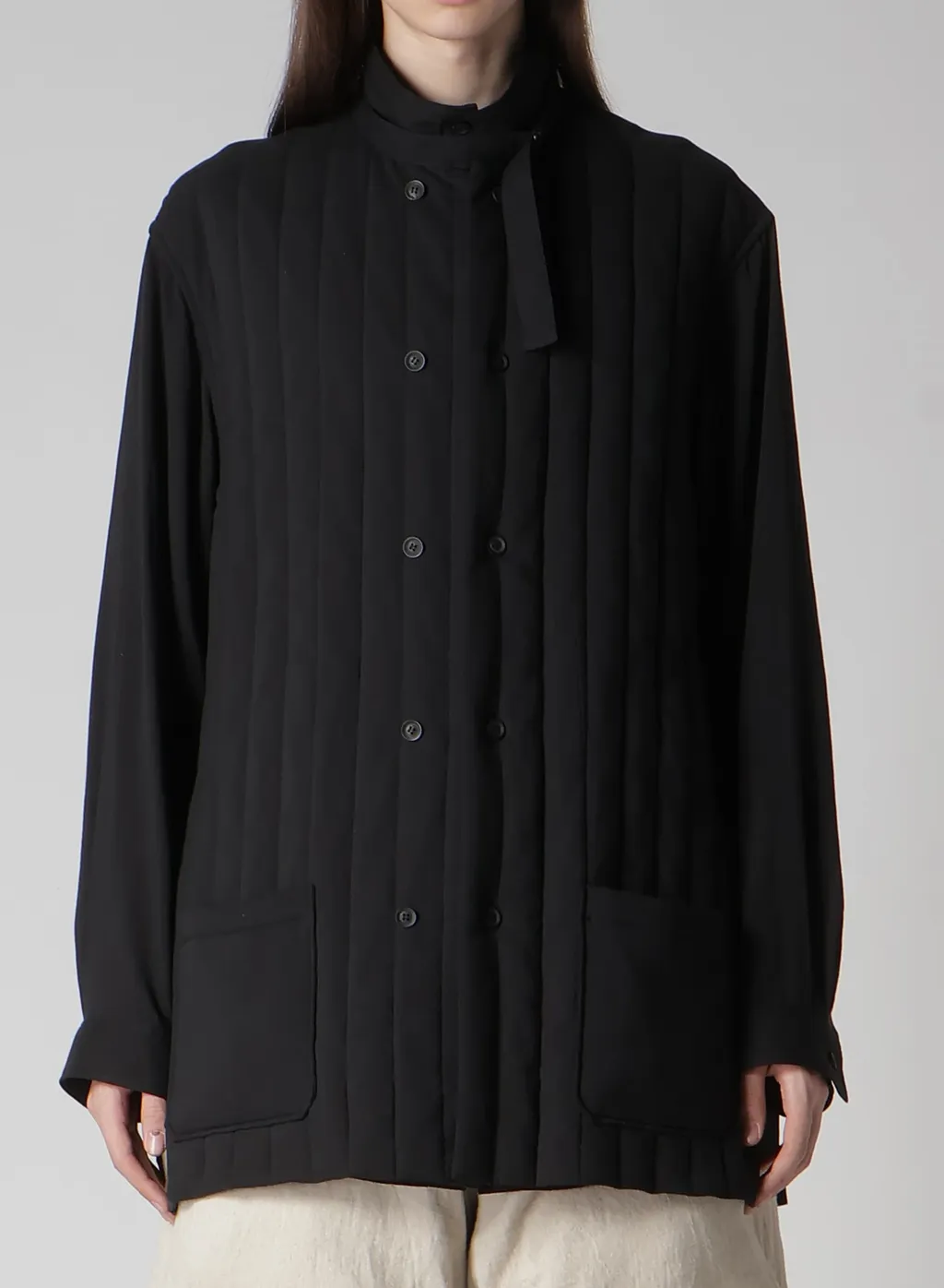 Cellulose Lawn Double Front Padded Blouse