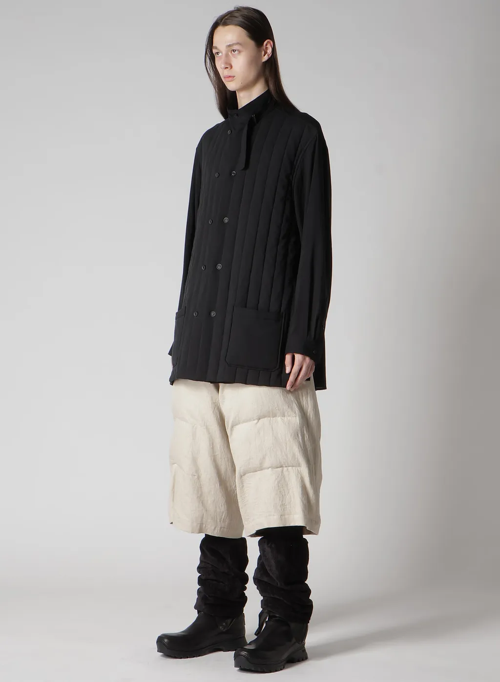 Cellulose Lawn Double Front Padded Blouse