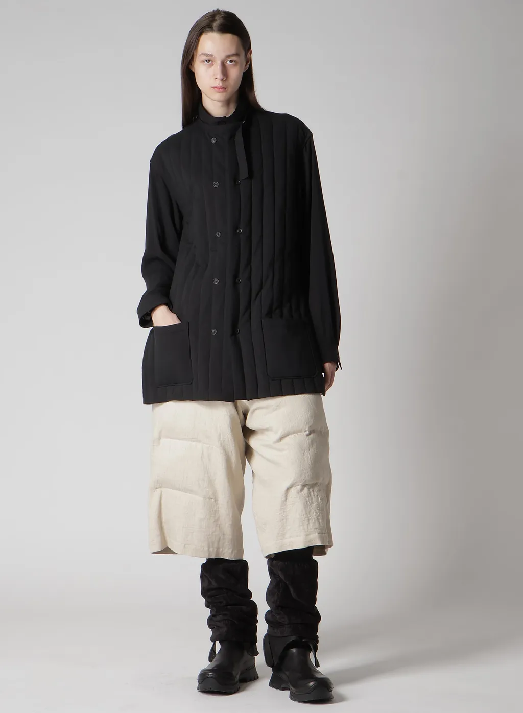 Cellulose Lawn Double Front Padded Blouse
