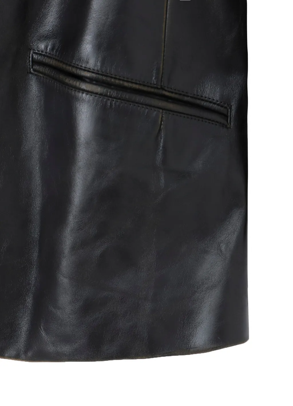 Japan Horse Leather Clap Hooded Jacket