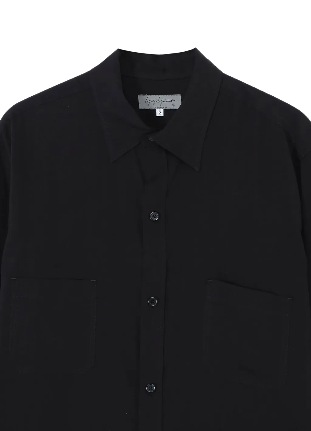 Celllose Lawn Back Open Gather Sleeve Blouse