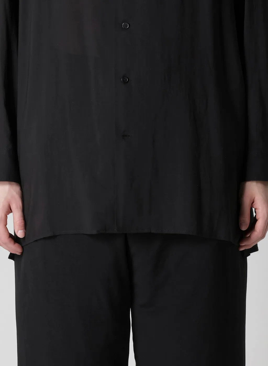 Celllose Lawn 3Collar Sleeve Gather Blouse