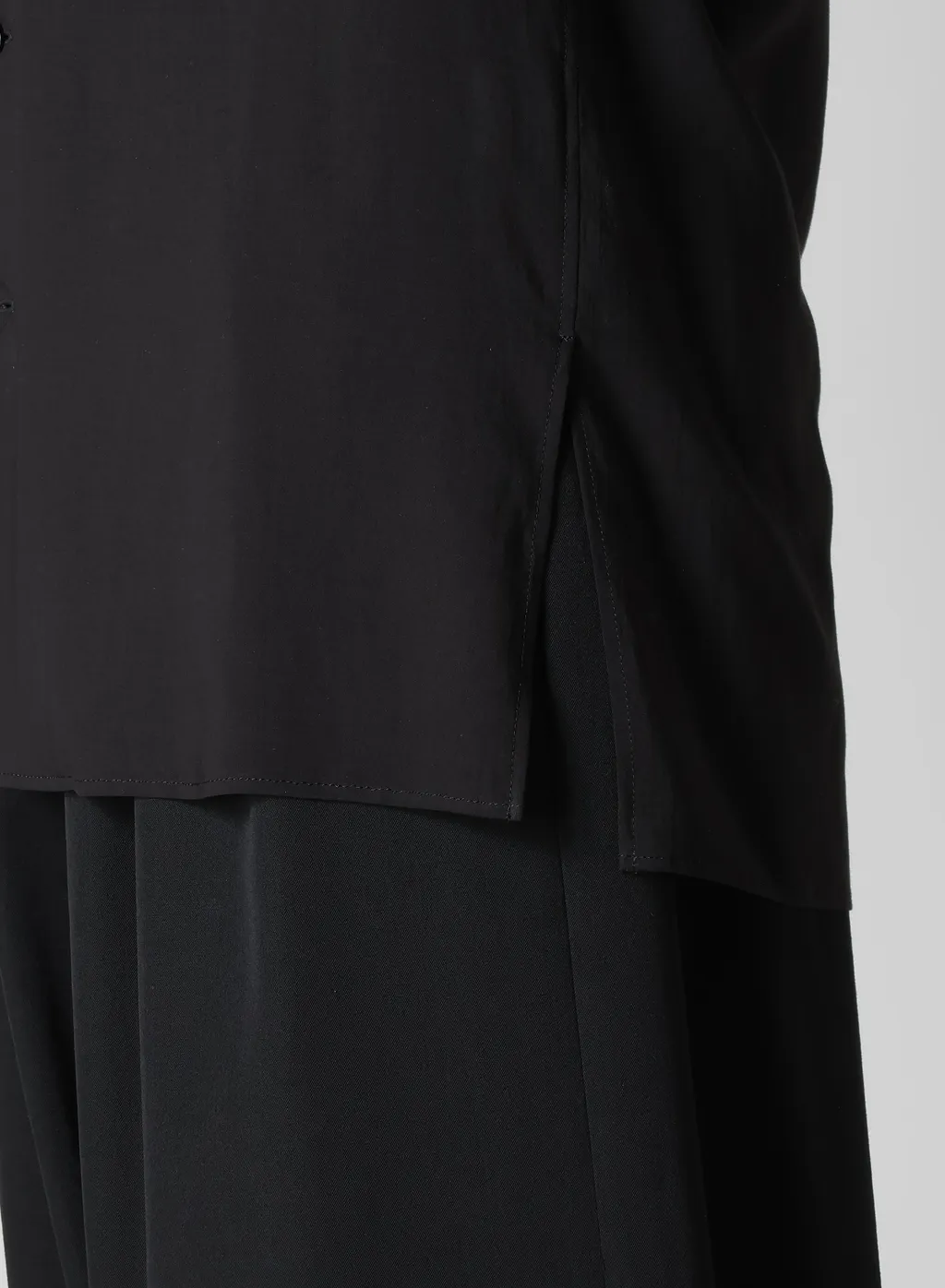 Celllose Lawn Open Collar Blouse