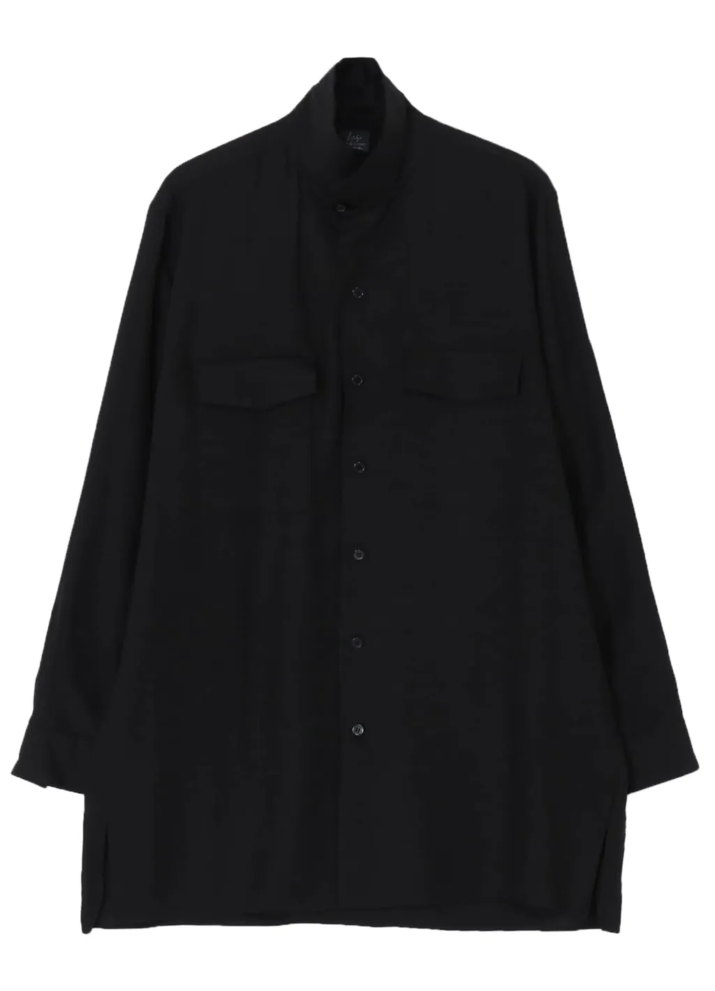 Suit Poplin Cdh Open Collar Shirt