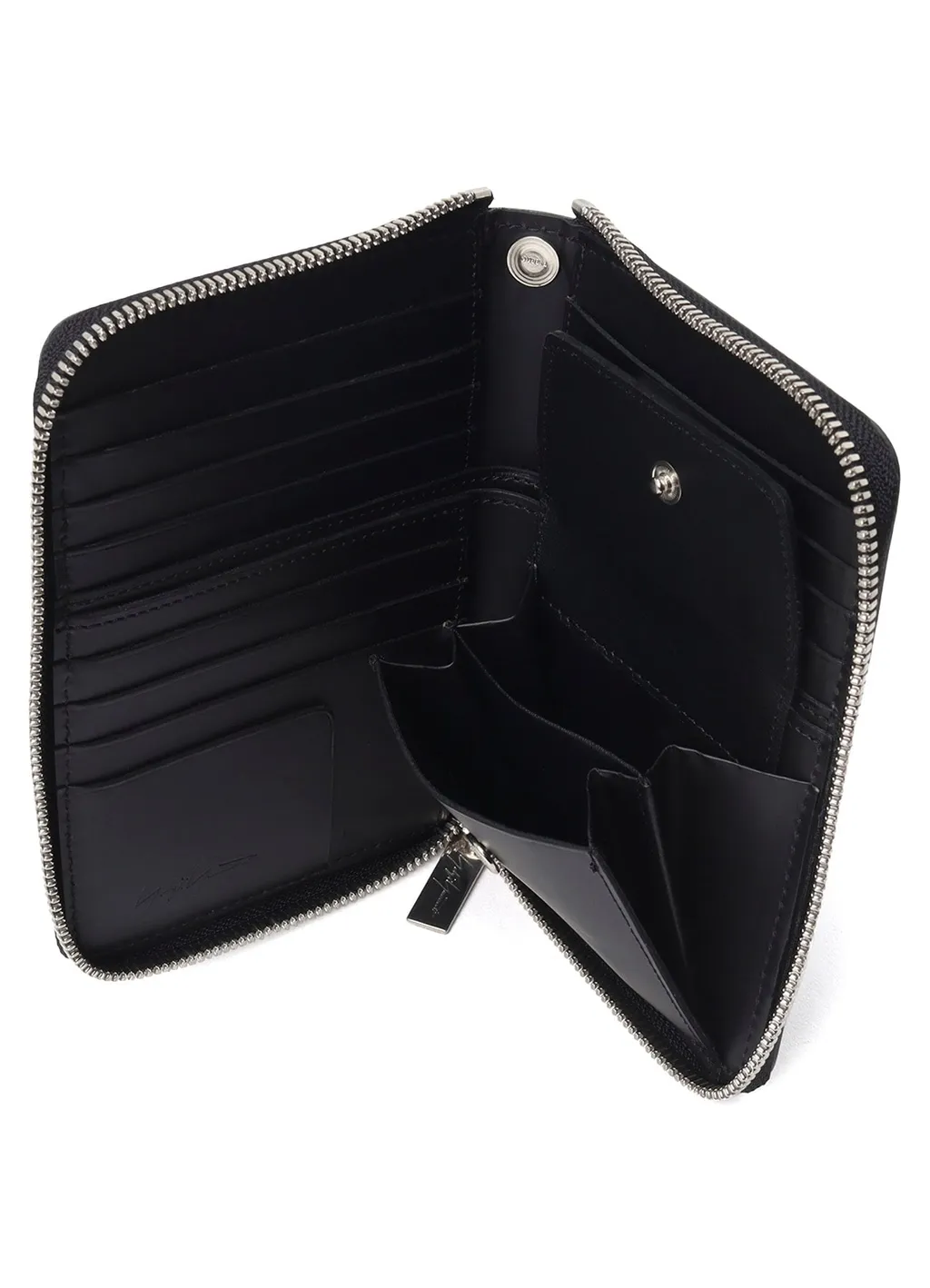 Cow Leather Fastener Wallet S