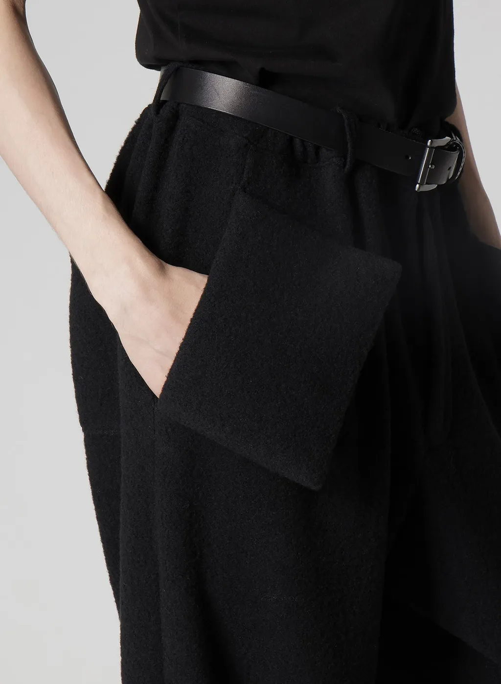 Boucle Single Jersey Padded Pocket Pants
