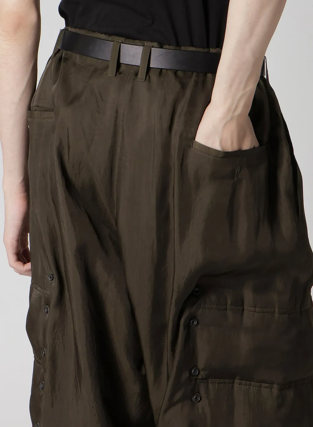 Khaki Cu Twill Padded Pants