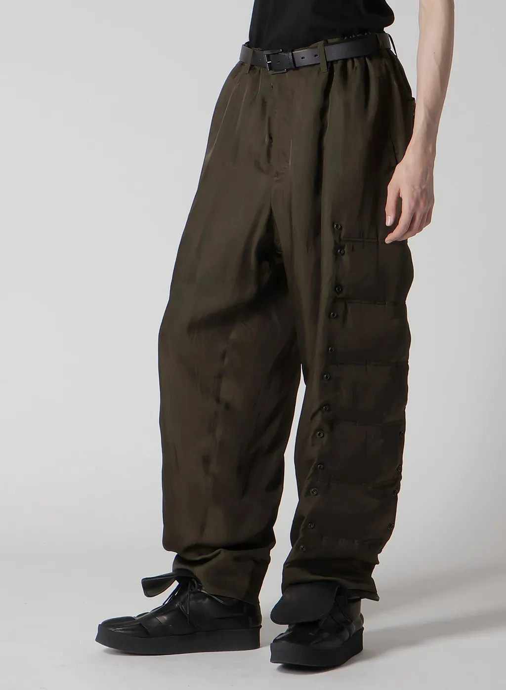 Khaki Cu Twill Padded Pants