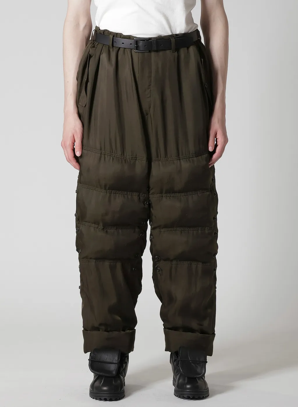 Khaki Cu Twill Padded Pants