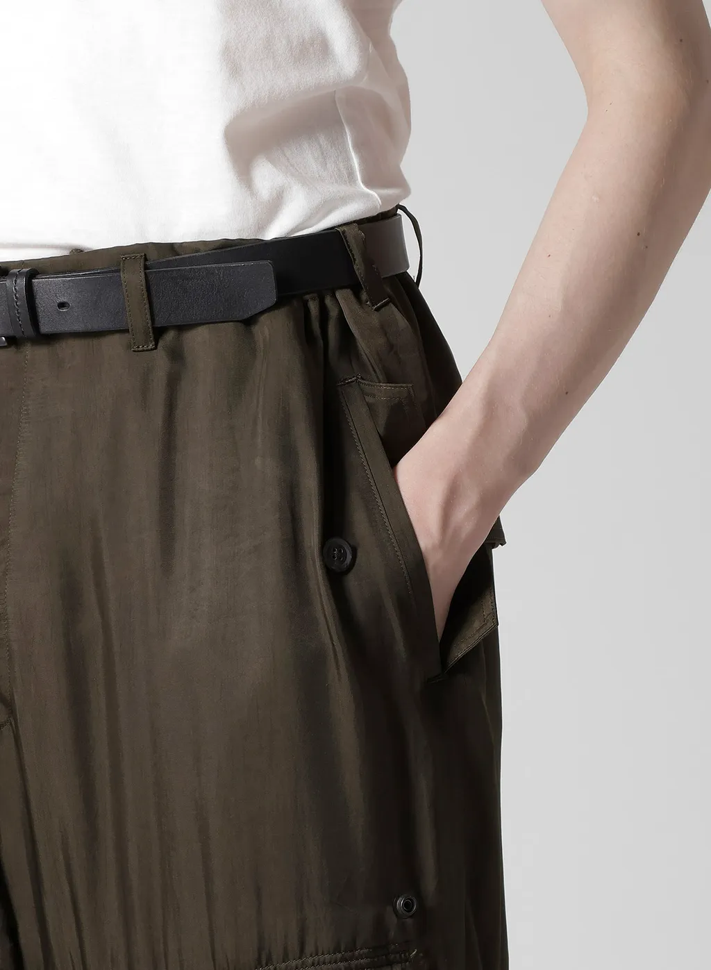 Khaki Cu Twill Padded Pants