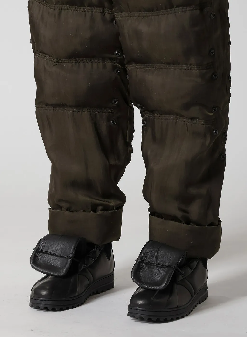 Khaki Cu Twill Padded Pants