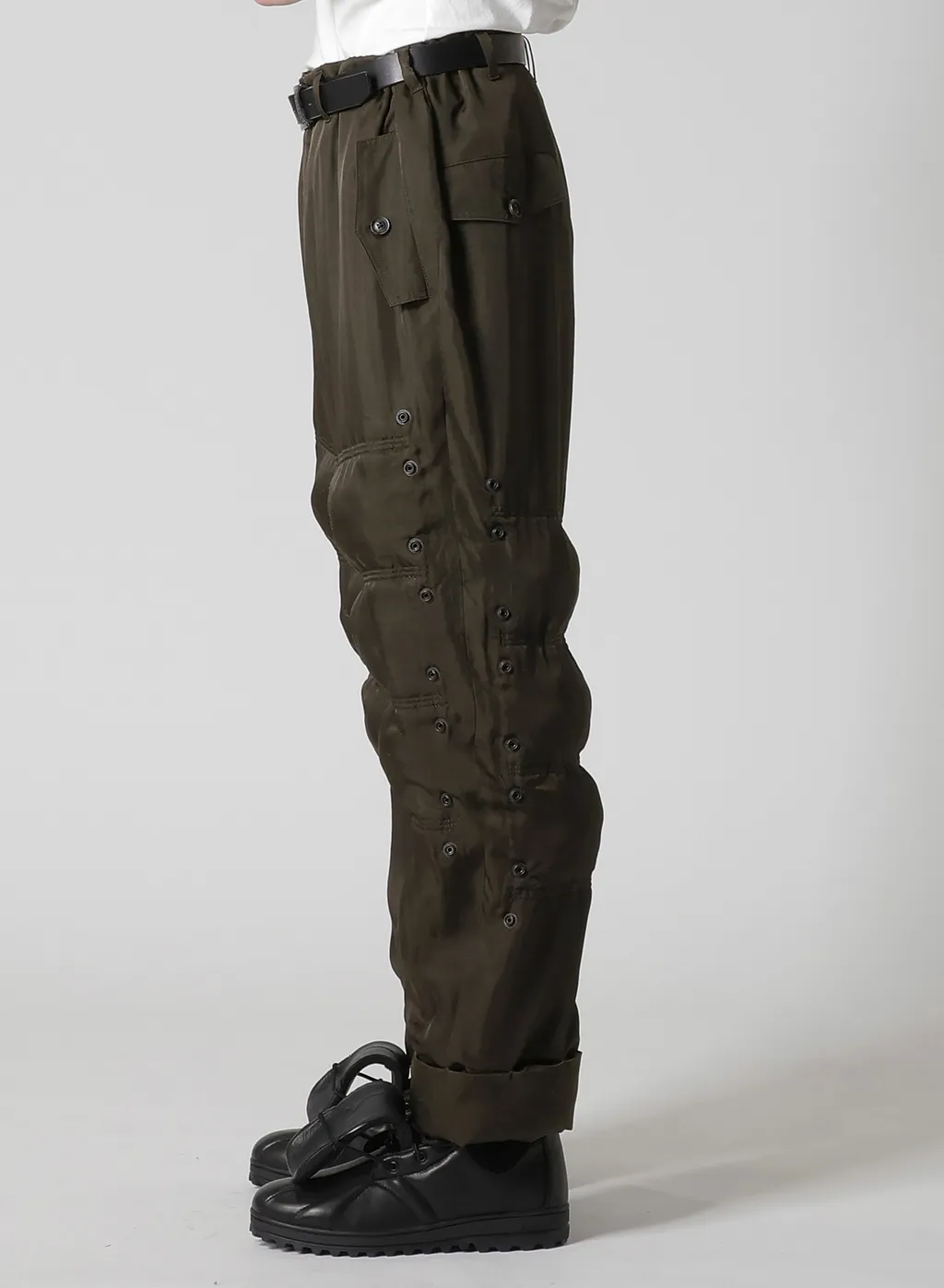 Khaki Cu Twill Padded Pants