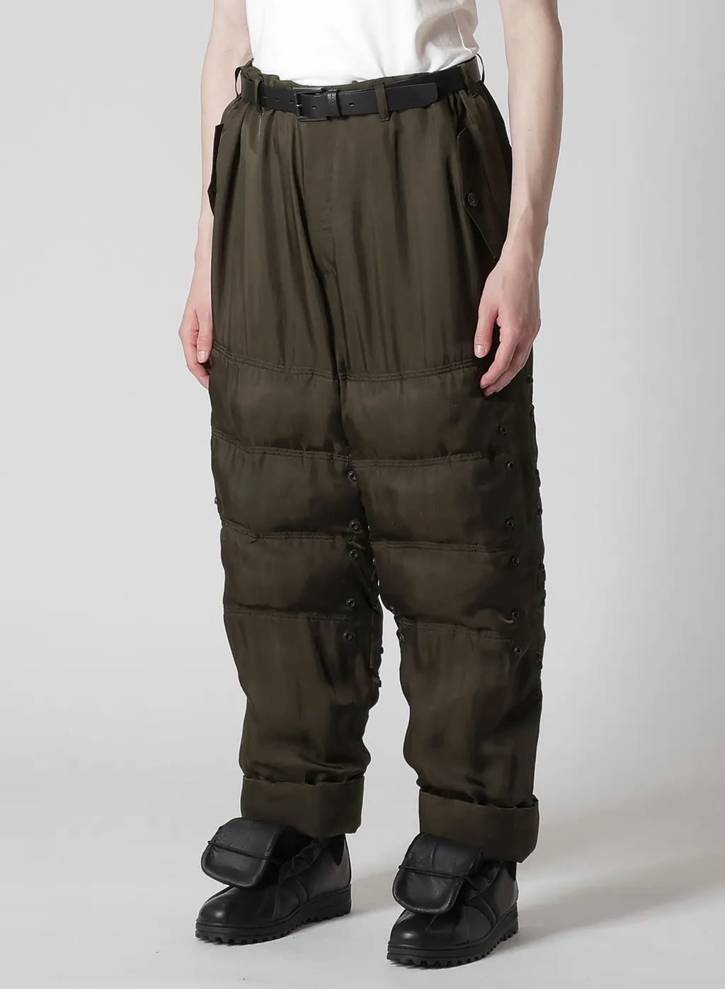 Khaki Cu Twill Padded Pants