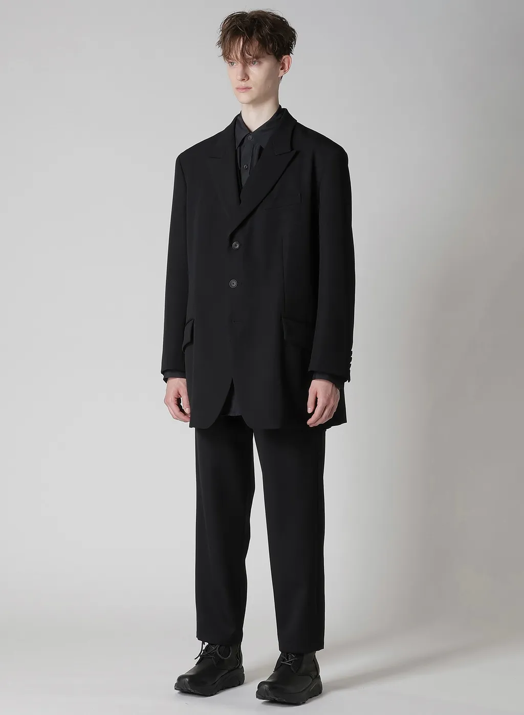 Army Gabardine 3 Buttons Peaked Jacket