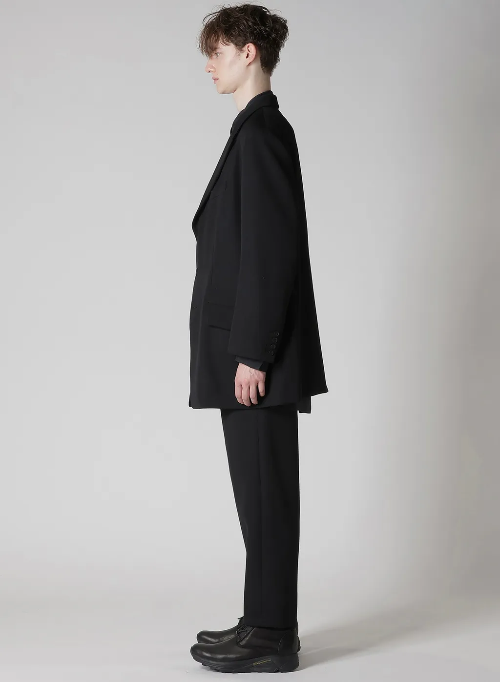 Army Gabardine 3 Buttons Peaked Jacket
