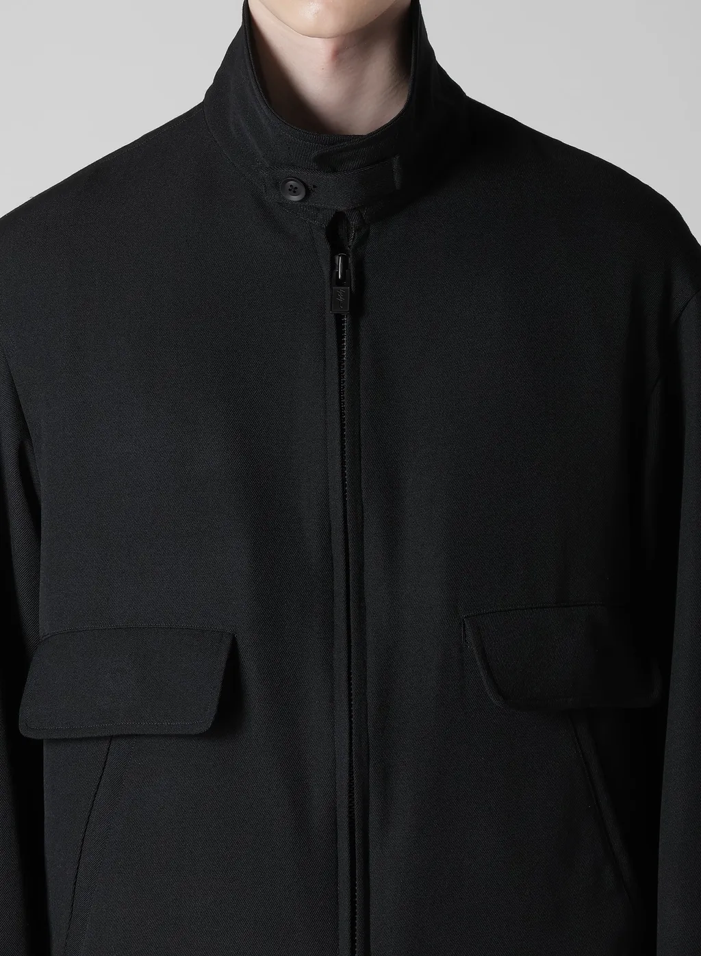 Army Gabardine Collar Tab Blouson