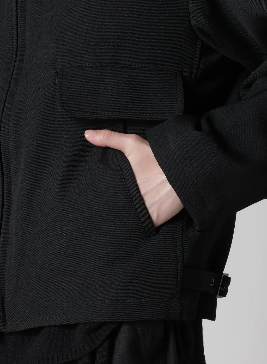 Army Gabardine Collar Tab Blouson