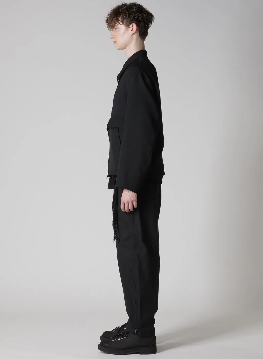 Army Gabardine Collar Tab Blouson