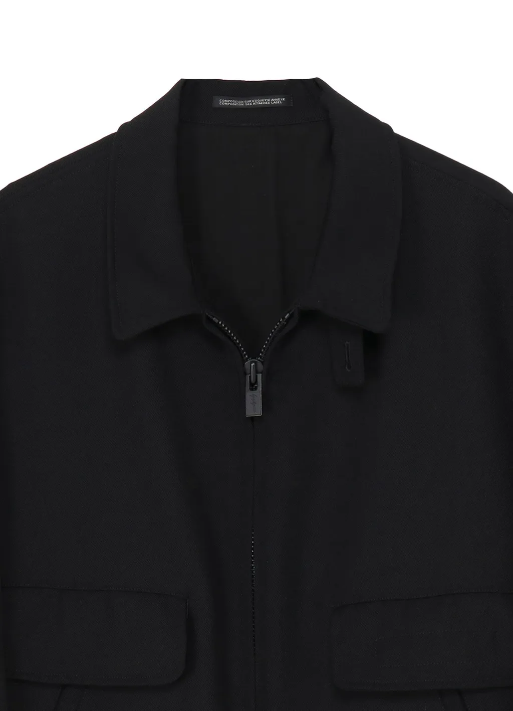 Army Gabardine Collar Tab Blouson