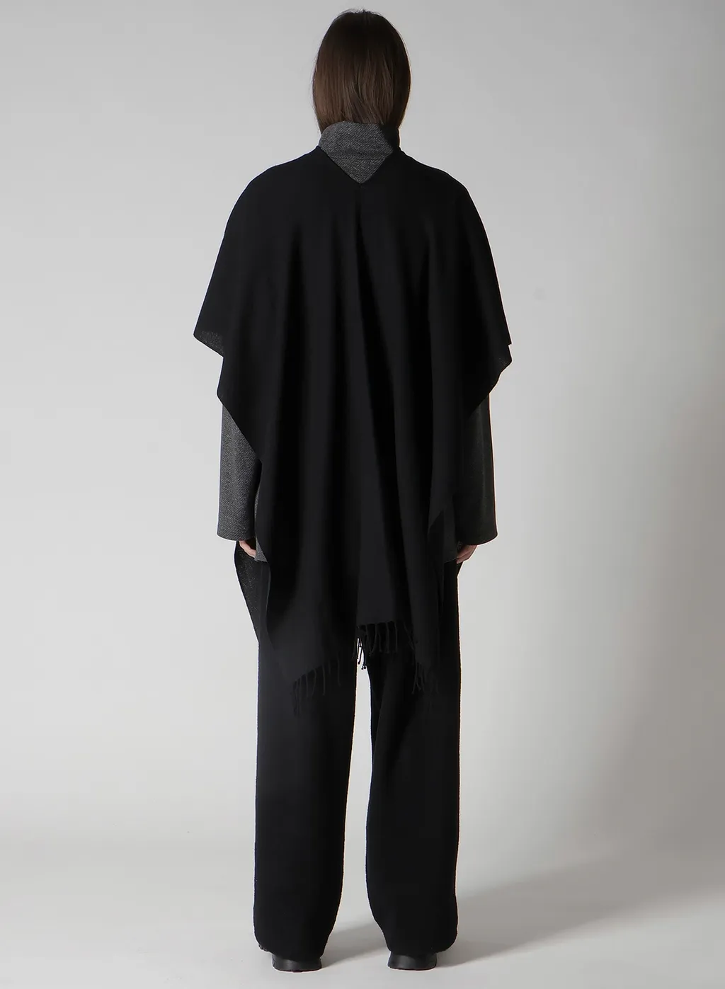 2/48W Twill Weave 2 Way Poncho Scarf