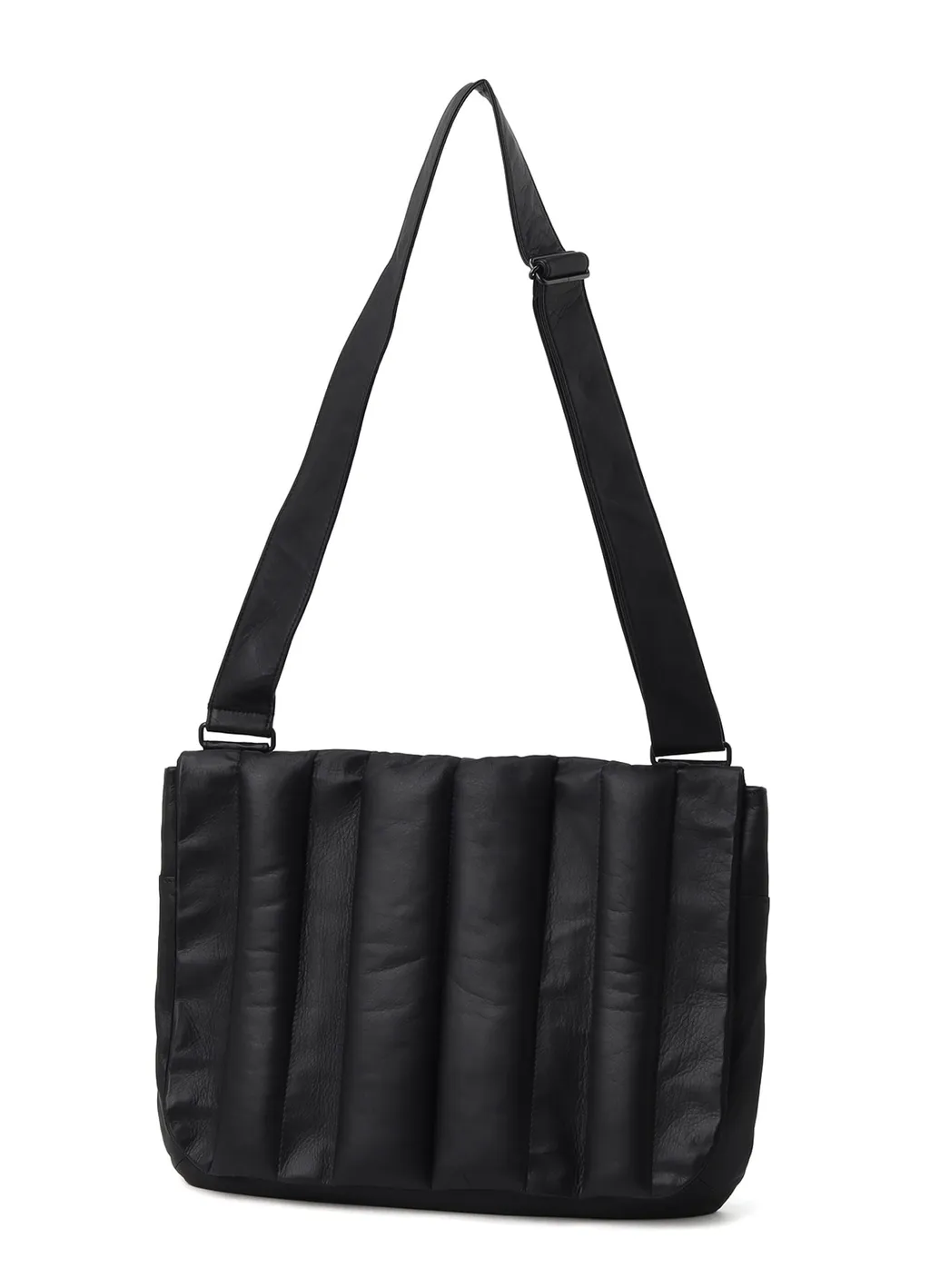 Garment Leather Padded Shoulder Bag