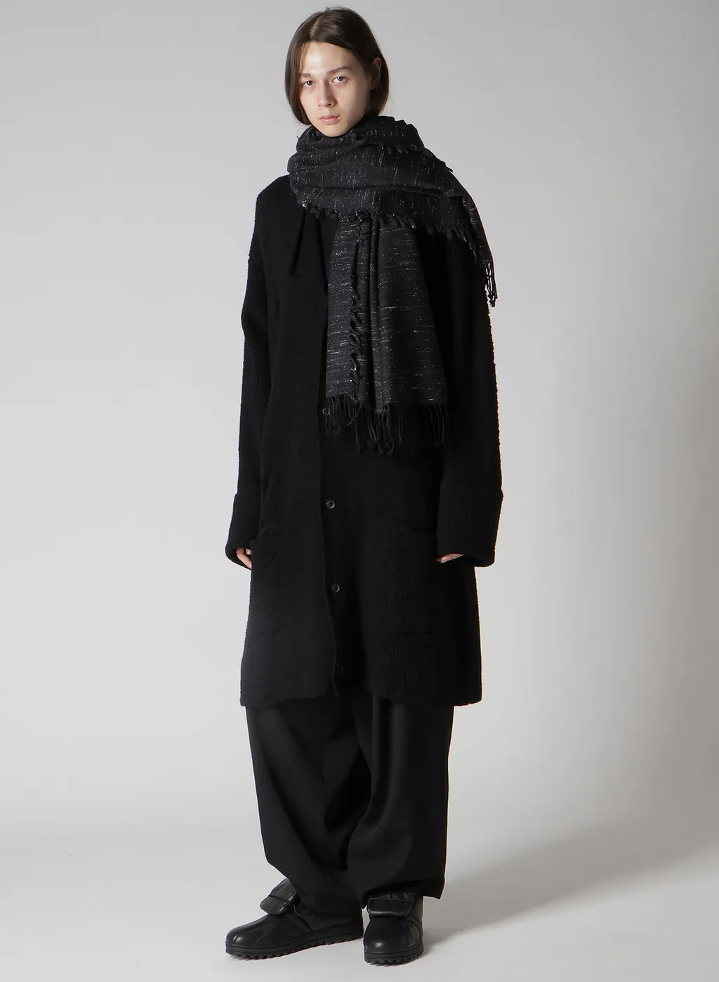 W/Diamond Jq Yak Wool Scarf