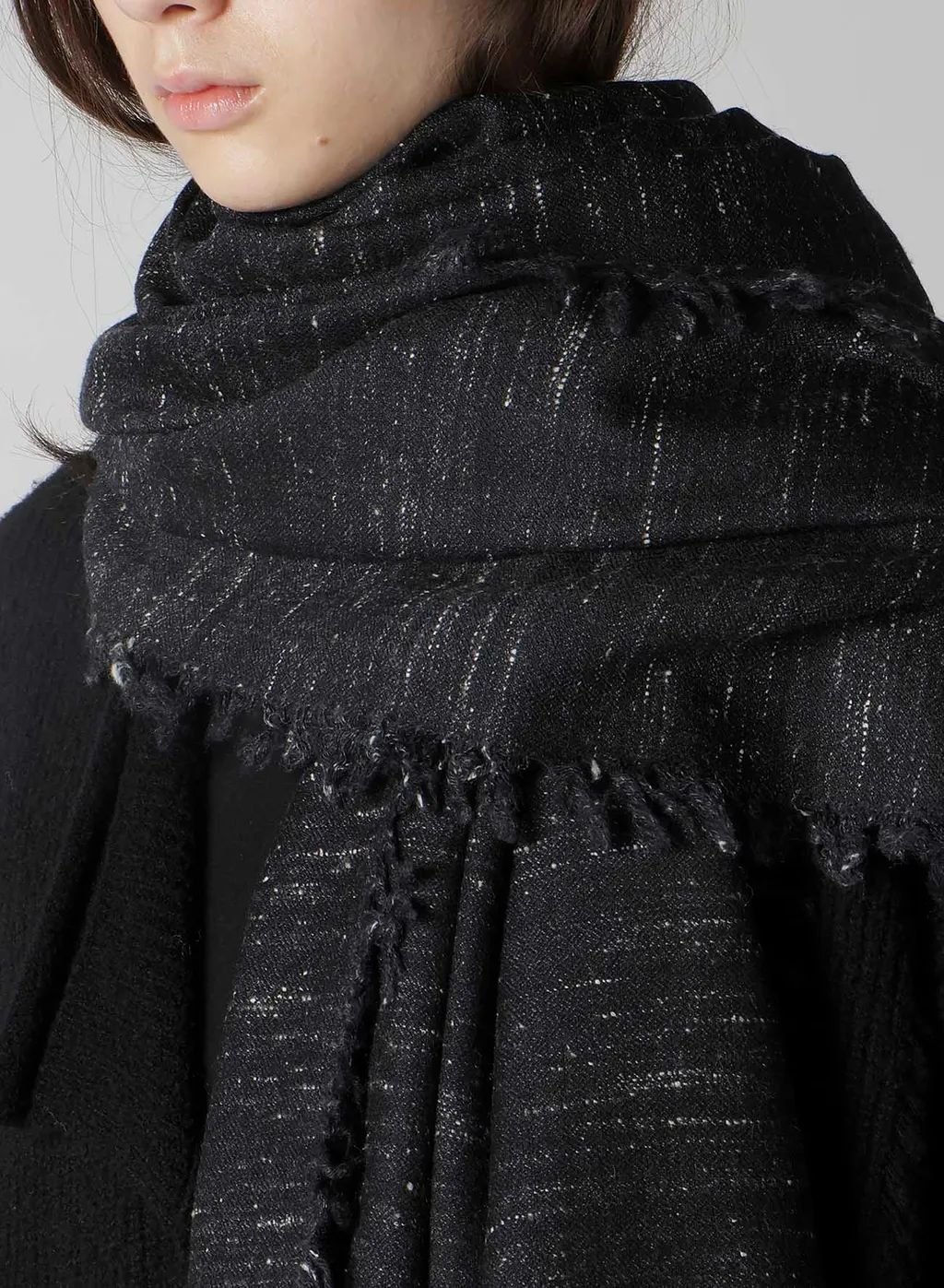W/Diamond Jq Yak Wool Scarf