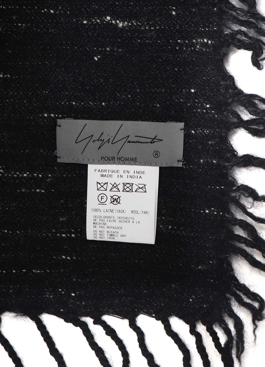 W/Diamond Jq Yak Wool Scarf