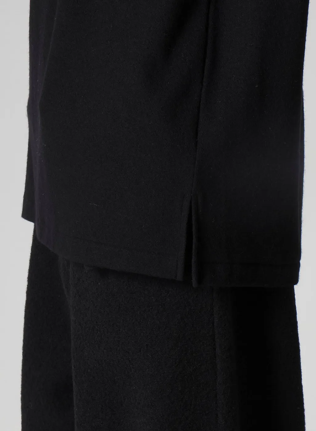 Super 120 Wool Single Jersey Hooded Ls Tee